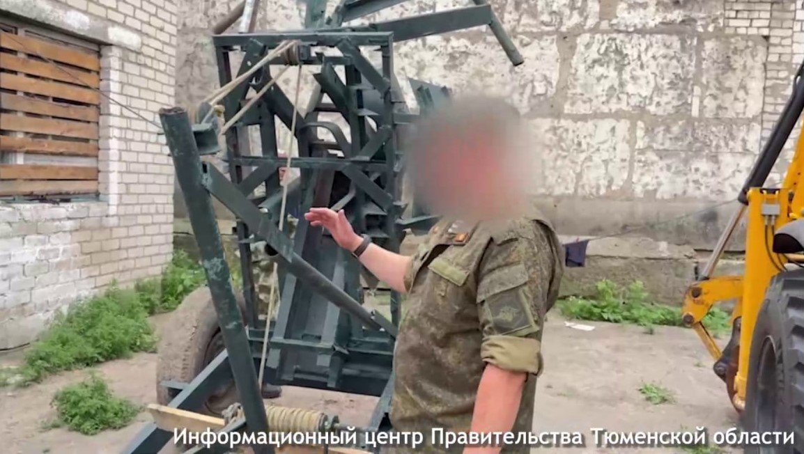 Тюменские бойцы в зоне СВО изготовили прицепной минный заградитель информационный центр Правительства Тюменской области