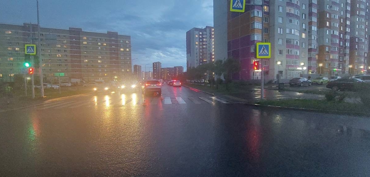 В Тюмени трехлетнего ребенка сбила машина на пешеходном переходе