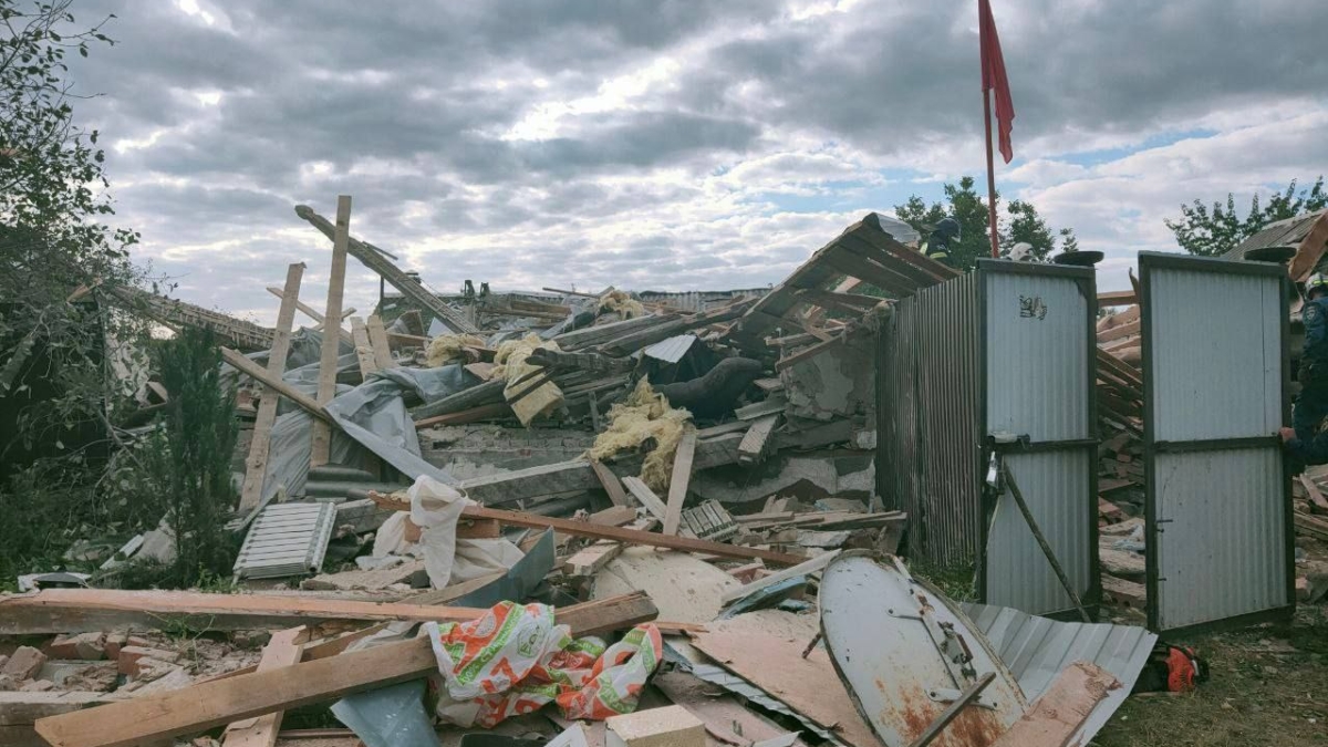 В Белгородской области мужчина взорвал свой дом во время обыска