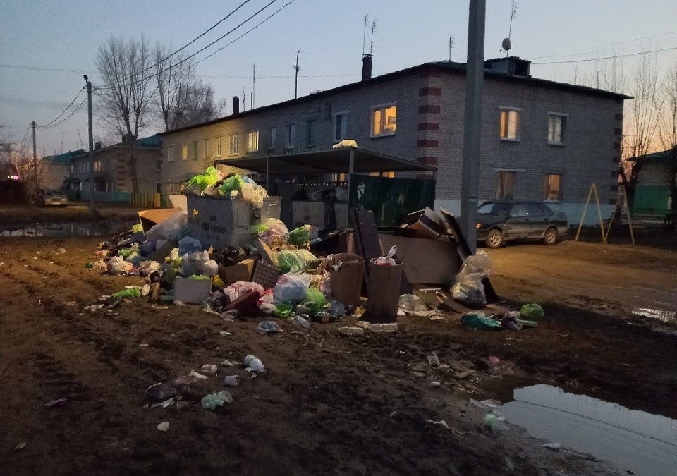 Жители Онохино Тюменского района жалуются на горы мусора
