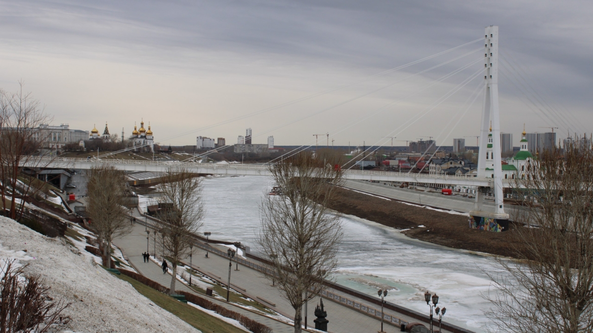 Уровень Туры в Тюмени за сутки поднялся на 27 сантиметров