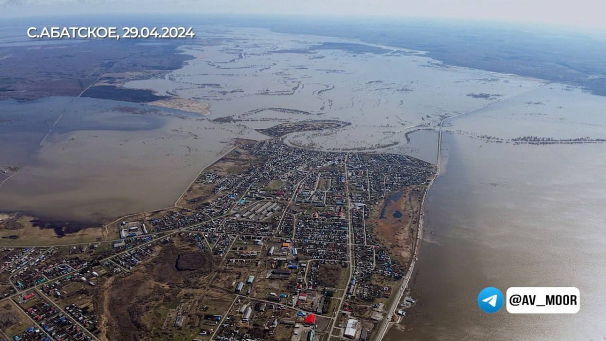 14 населенных пунктов Абатского района отрезаны от суши