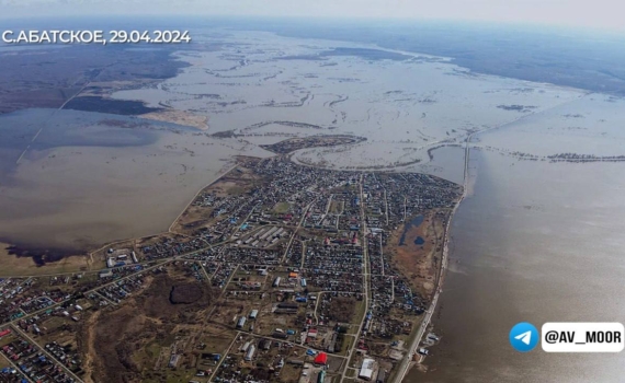 14 населенных пунктов Абатского района отрезаны от суши