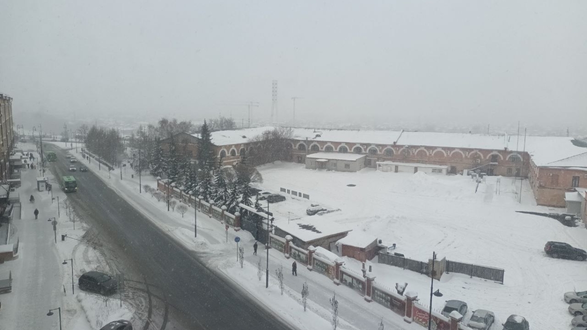 Уборка снега в Нижнем Новгороде