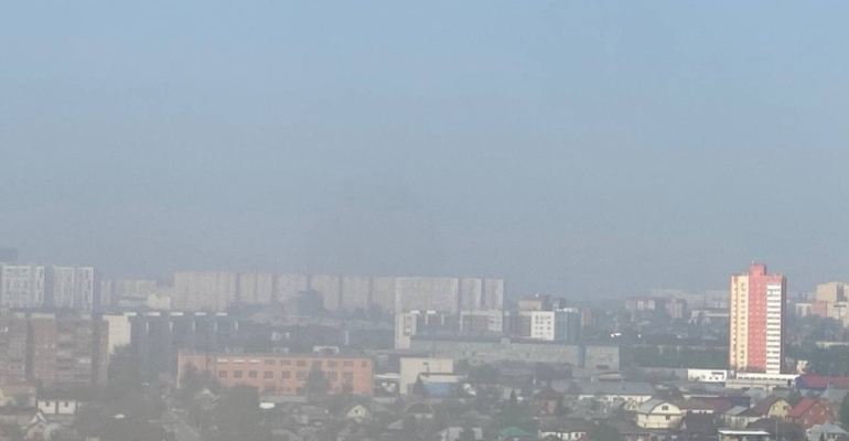 Качество воздуха в Тюмени снизилось из-за дыма