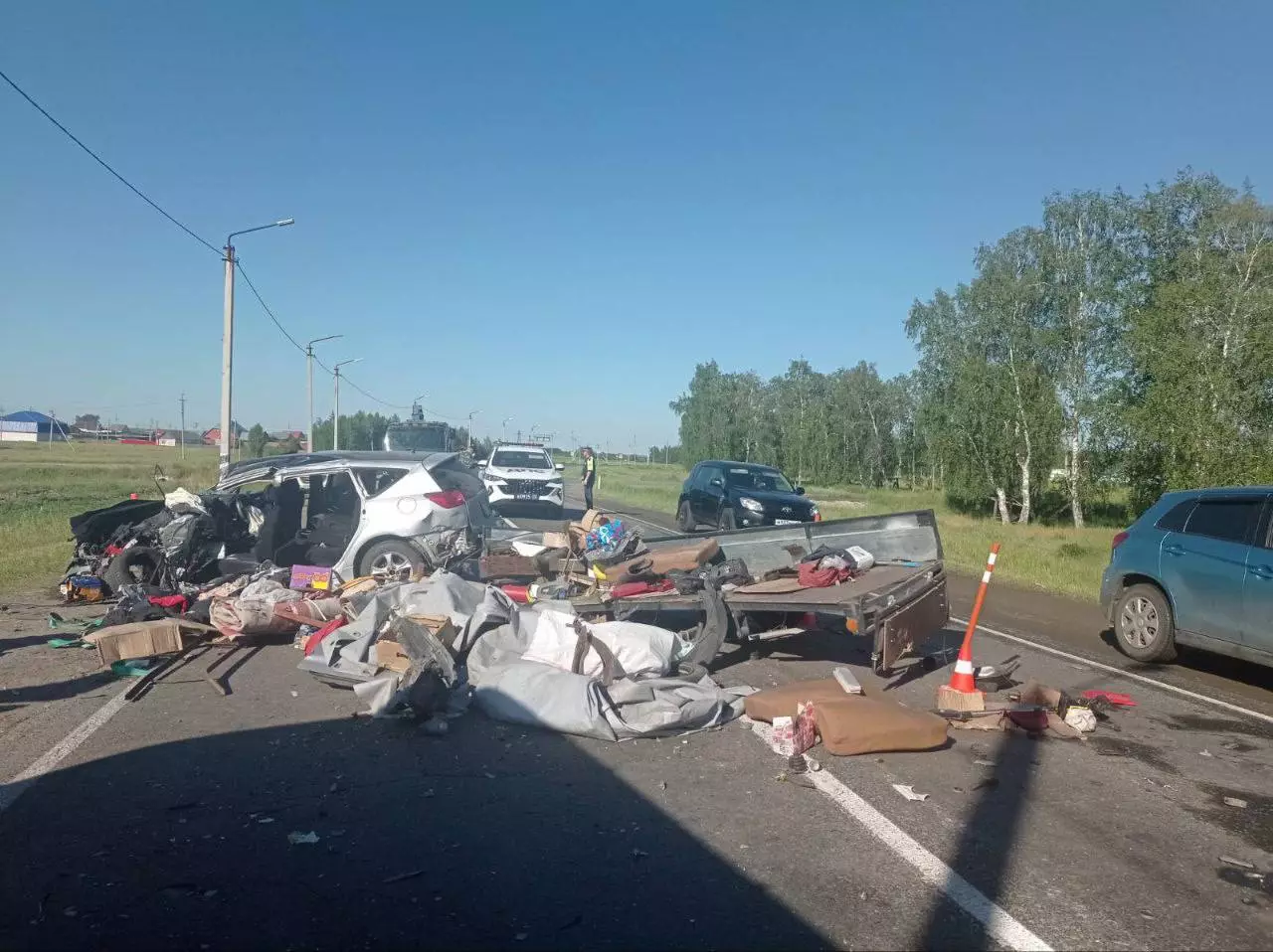 На тюменской трассе в ДТП травмировались шесть человек