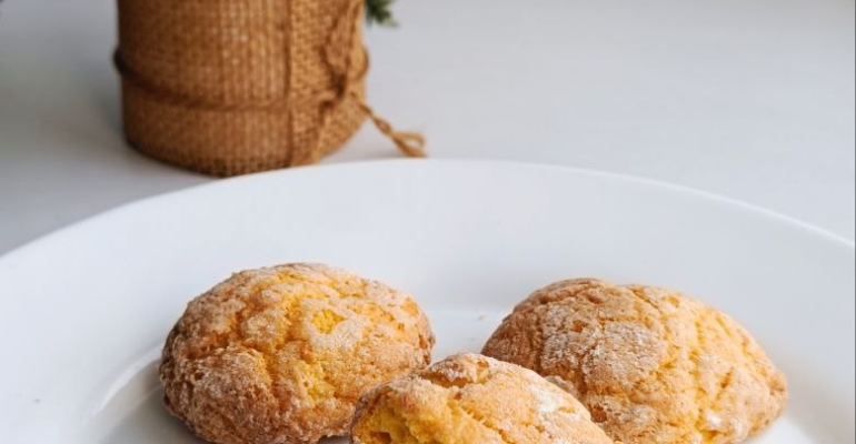 Рецепт тыквенных печенек на цельнозерновой муке