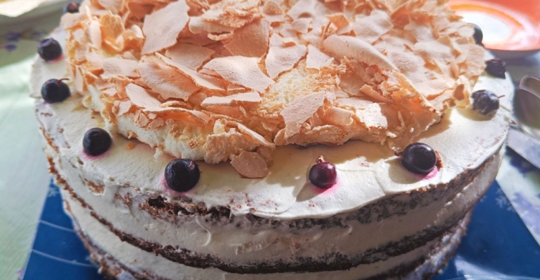 Рецепт домашнего пирога на сметане с ягодами